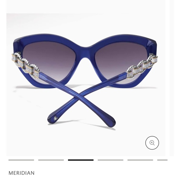 Brighton Meridian Adagio Blue and Gold Sunglasses with Elegant Design - Picture 5 of 9